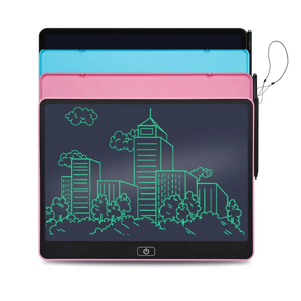 16" Kid-Friendly Single Color LCD Writing Tablet - Drawing Pad, Safe & Perfect as a Birthday, Christmas, Or Halloween Gift
